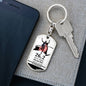 Keychain Gift For NY Marathon Runner Men