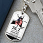 Keychain Gift For NY Marathon Runner Men