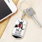 Keychain Gift For NY Marathon Runner Men