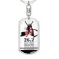 Keychain Gift For NY Marathon Runner Women