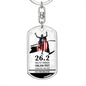 Keychain Gift For NY Marathon Runner Men
