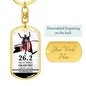 Keychain Gift For NY Marathon Runner Men