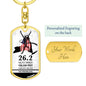 Keychain Gift For NY Marathon Runner Women