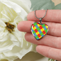 Autism Mom Gift | Mother's Day Gift |Tiny Puzzle Piece Necklace | Heart Autism Awareness Pendant