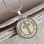 Daughter of the King | Bible verse necklace | Romans 8:15 | Baptism gift | Christian jewelry for women | Confirmation gift | Religious jewelry for girl