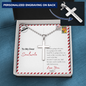 Long Distance Relationship Cute Gift | Message Card Jewelry | Valentines Gift | Romantic Meaningful Gift | For Boyfriend | For Him | For Partner