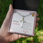 Long Distance Relationship Cute Gift | Message Card Jewelry | Valentines Gift | Romantic Meaningful Gift | For Boyfriend | For Him | For Partner