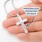 You're The One Luxury Cross Necklace For Husband, Gift For Him