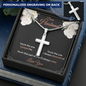 You're The One Luxury Cross Necklace For Husband, Gift For Him