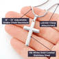 You're The One Luxury Cross Necklace For Husband, Gift For Him