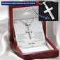 Personalized Cross Necklace | Boyfriend Or Husband Gift | Christian Cross Necklace | Gifts for Anniversary