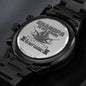 Luxury Watch Gift For Fishing Lover Grandpa, Engraved Watch, High End Gift