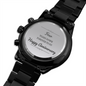 4 Year Anniversary Engraved Watch | Black Chronograph Watch | For Husband | For Boyfriend