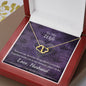 To My Favorite Thing, 10k Solid Gold, Romantic Jewelry Pendant Necklace,Meaningful Jewelry For Wife