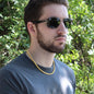 To My Dear Husband | Cuban Link Chain | For Boyfriend Or Husband | Valentines Gift | Romantic Meaningful Message Card
