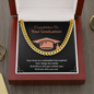 Graduation Message Card Jewelry Gift, Cuban Chain, Graduation Gift For Him