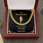 Gift For Runner Son | Marathon Runner Gift | Meaningful Gift With Motivational Message | Cuban Chain