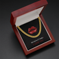 I Love You Card Jewelry | Sexy Naughty Valentine's | Anniversary Card | For Her or Him | Funny Anniversary Message | Cuban Chain