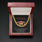 Graduation Message Card Jewelry Gift, Cuban Chain, Graduation Gift For Him