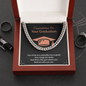 Graduation Message Card Jewelry Gift, Cuban Chain, Graduation Gift For Him