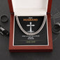 We Are One, Romantic Bible Verse Necklace For Husband, Christian Jewelry For Him