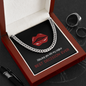 Naughty Valentines Day Gift | Cuban Link Chain | For Boyfriend For Husband | Sexy Naughty Anniversary Card For Him | Funny Valentines Day Card | Best Decision Ever