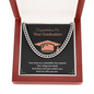 Graduation Message Card Jewelry Gift, Cuban Chain, Graduation Gift For Him