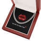 Naughty Jewelry Gift For Him | For Boyfriend | For Husband | Unisex Chain Necklace With Luxury Box | Masculine Women's Jewelry
