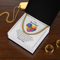 Autism Dad Gift | Cuban Link Chain | Father's Day Gift | Tiny Puzzle Piece Necklace | Autism Awareness | Appreciation Present