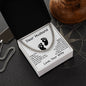 New Dad Gift from Wife - Message Card Jewelry Celebrating Parenthood After Long Wait