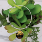 Girls Rock Bangle | Gift For Rock Climber | Luxury Bangle | Circle Pendant