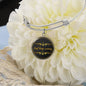 Personalized Adjustable Runner Bangle, Just Keep Running Bangle, For Runner Gift