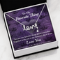 Romantic Jewelry Gift For Loved One, My Favorite Thing Message Card, Gift For Partner