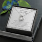 Gift for New Mom from Best Friend, Forever Love Necklace, Fern