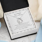 Gift for New Mom from Best Friend, Forever Love Necklace, Fern