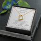 Gift for New Mom from Best Friend, Forever Love Necklace, Fern