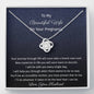 Gift For Pregnant Best Friend |  Love Knot Necklace | Mama To Be | Expectant Mother Locket Present | First Time Motherife, Interlocked Hearts