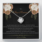 To Amazing New Mother Gift, From Mother, Love Knot