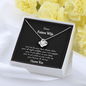 Dear Future Wife Necklace | "Let Me Be Your Forever"| Soulmate Jewelry | Gift For Fiancee | Message Card Jewelry Locket