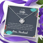 Luxury Push Gift Jewelry For Wife, Love Knot