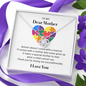 Autism Mom Gift | Mother's Day Gift |Tiny Puzzle Piece Necklace | Autism Awareness Pendant
