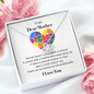 Autism Mom Gift | Mother's Day Gift |Tiny Puzzle Piece Necklace | Autism Awareness Pendant