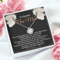 New Mom Appreciation Gift For Daughter-in-Law | Push Gift Necklace | Sentimental Mothers Day Gift Message Card | From Mother-in-Law Present