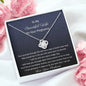 Gift For Pregnant Best Friend |  Love Knot Necklace | Mama To Be | Expectant Mother Locket Present | First Time Motherife, Interlocked Hearts