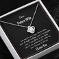 Dear Future Wife Necklace | "Let Me Be Your Forever"| Soulmate Jewelry | Gift For Fiancee | Message Card Jewelry Locket