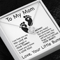 Gift Necklace For Pregnant Mom | Baby Shower Present | Mom With New Baby | Pregnancy Locket | Push Gift From Husband