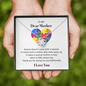 Autism Mom Gift | Mother's Day Gift |Tiny Puzzle Piece Necklace | Autism Awareness Pendant