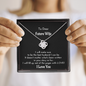 To My Future Wife Necklace | "Rest Of Your Story"| Soulmate Jewelry | Anniversary Gift For Wife | Message Card Jewelry Locket