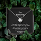 Dear Future Wife Necklace | "Let Me Be Your Forever"| Soulmate Jewelry | Gift For Fiancee | Message Card Jewelry Locket