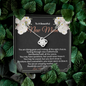 New Mom Appreciation Gift For Daughter-in-Law | Push Gift Necklace | Sentimental Mothers Day Gift Message Card | From Mother-in-Law Present